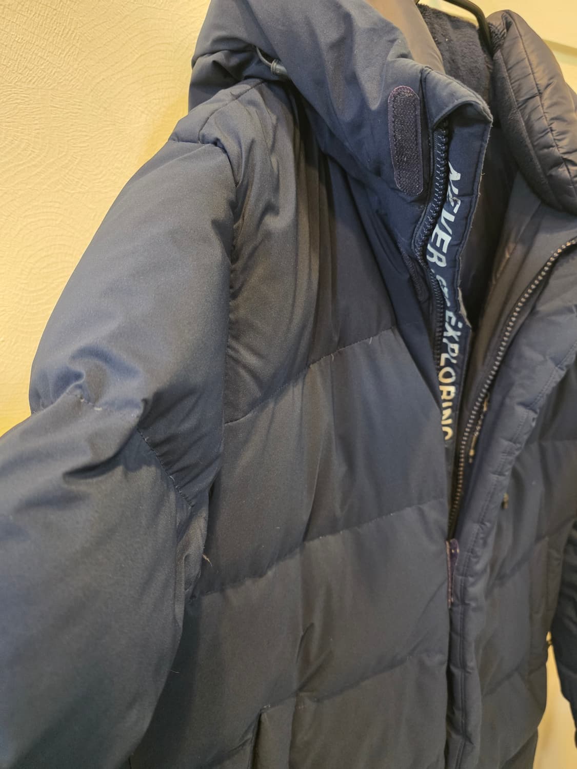 노스페이스 마운틴 애슬레틱스 패딩 L 네이비 상품이미지3