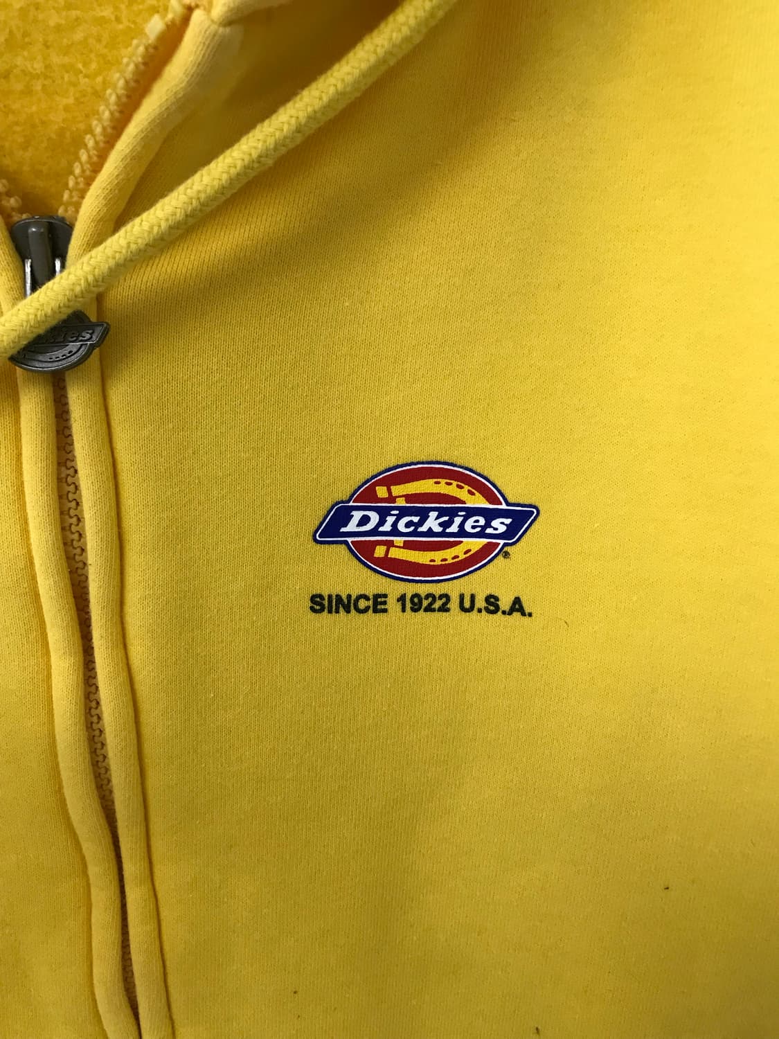 디키즈 백로고 옐로우 후드집업 상품이미지5