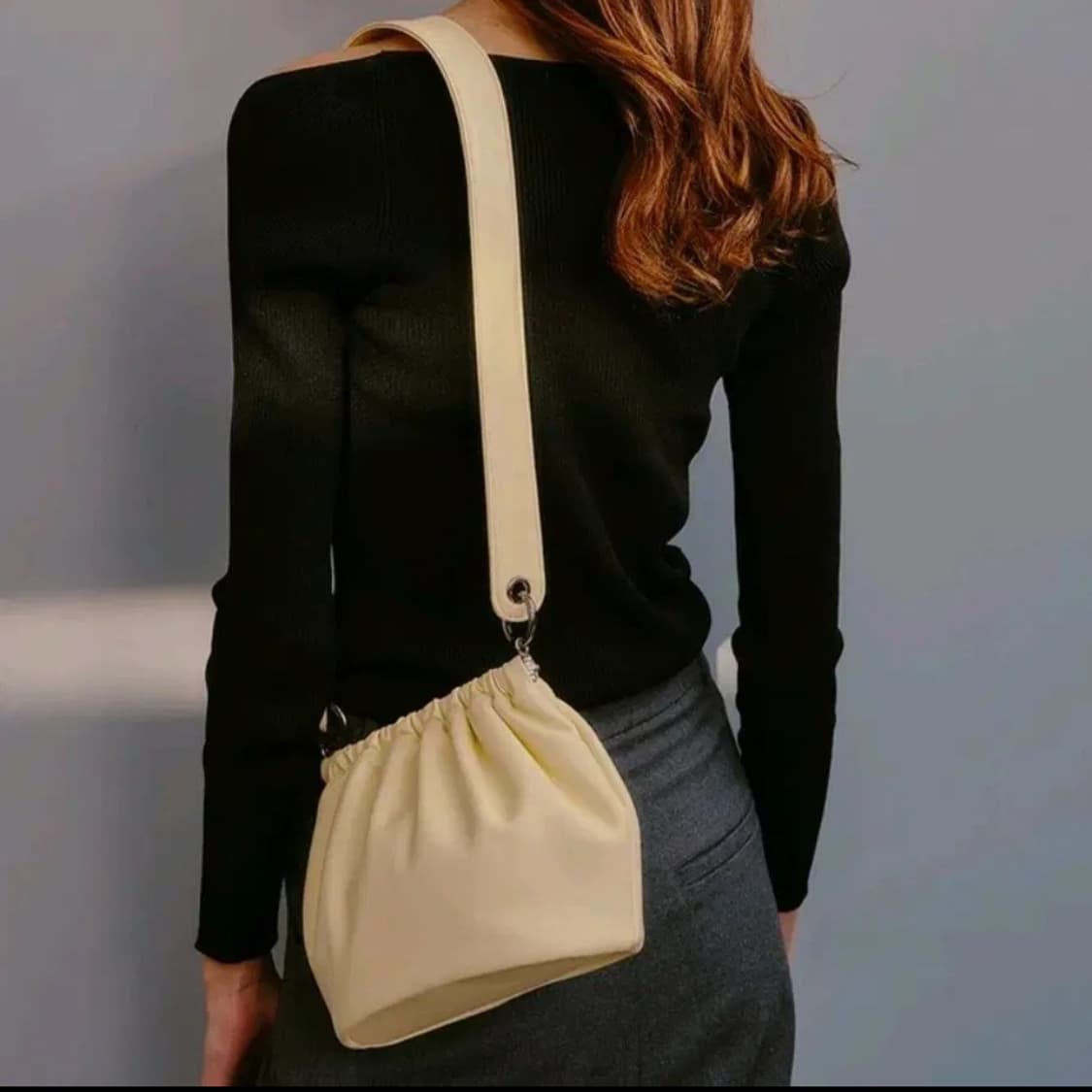 세이모온도 레몬 노란색 숄더백 가방 체인 상품이미지7