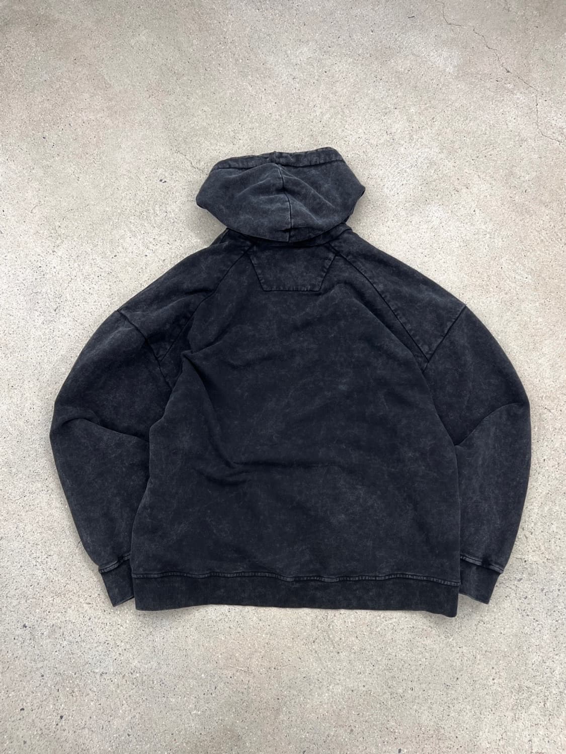 준지 24ss 가먼트다잉 루즈핏 후드 티셔츠 상품이미지4