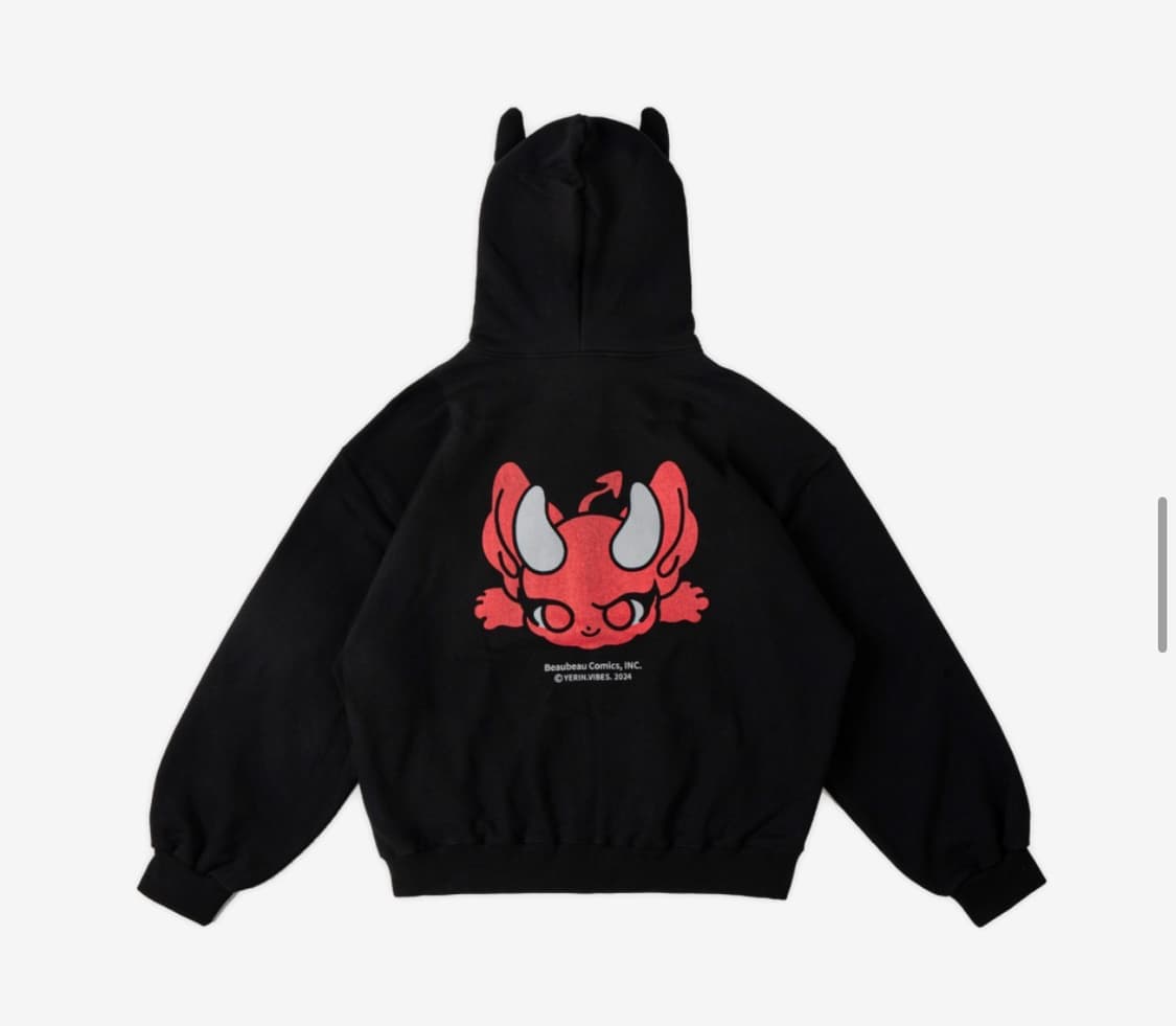 언스테디마켓 x 예린 보보 후드집업 상품이미지2