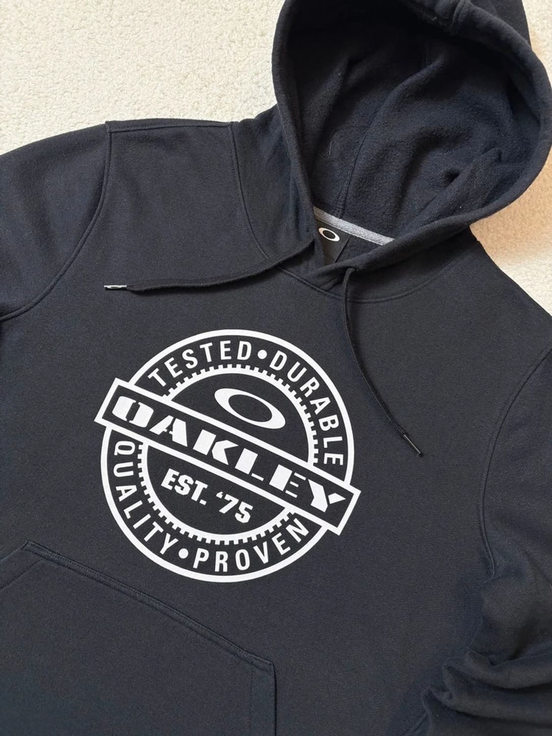 오클리 시그니처 로고 코튼 후드티 PN6470 상품이미지3