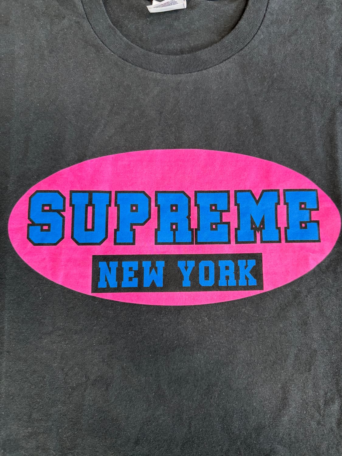 [XXL] supreme 슈프림 뉴욕 반팔 티셔츠 블랙 상품이미지4
