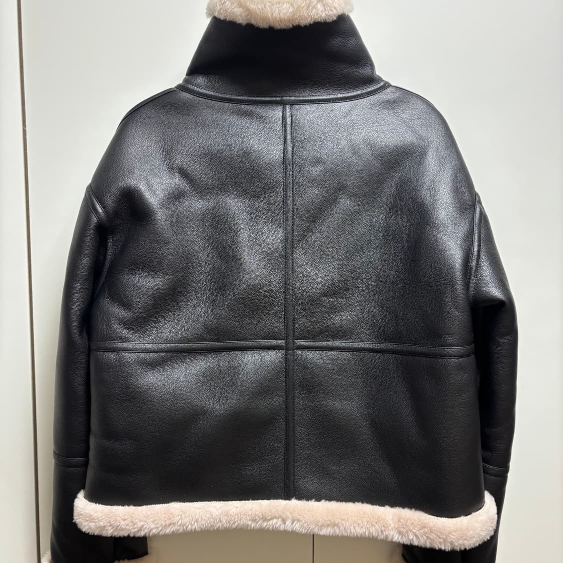 금강모피 양털 하이넥 무스탕 자켓 상품이미지5