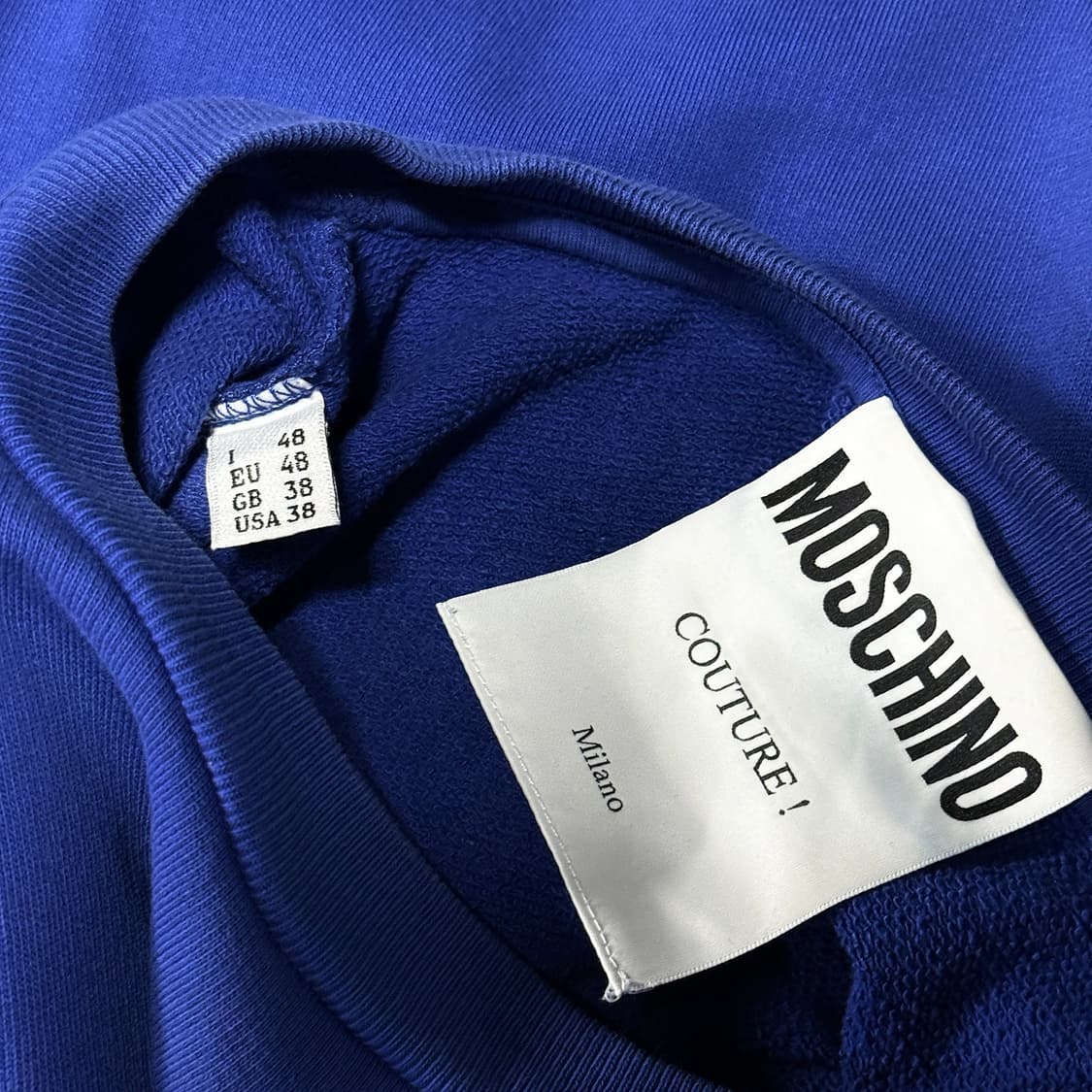 모스키노 꾸뛰르 시그니처 로고 스웨트셔츠 상품이미지2