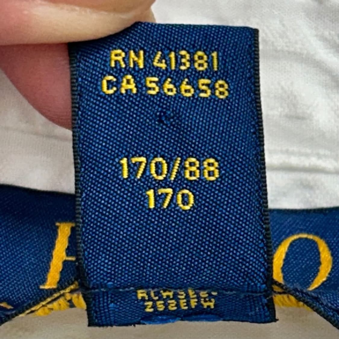 RALPH LAUREN 보이즈 시어서커 셔츠 화이트 XL 상품이미지7