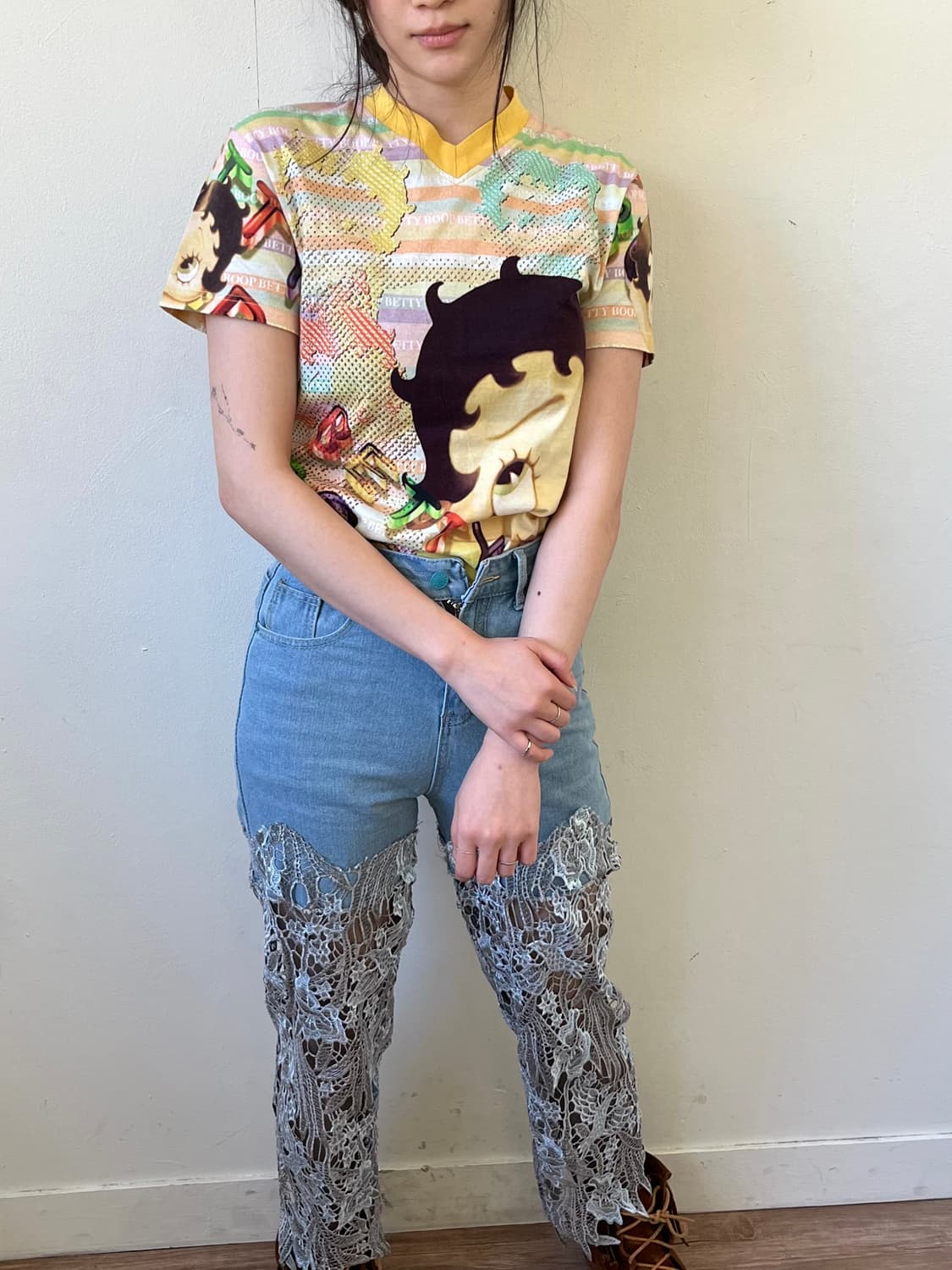 00‘s Betty Boop 레인보우 탑 상품이미지6