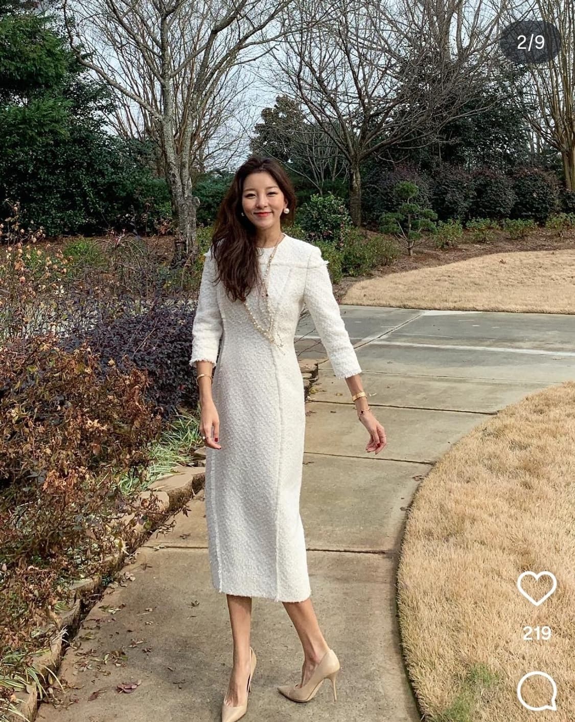 트위드 원피스 상품이미지2