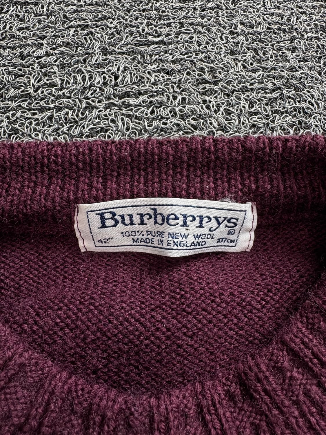 버버리 아카이브 센터 빅로고 울 니트 3041 상품이미지3