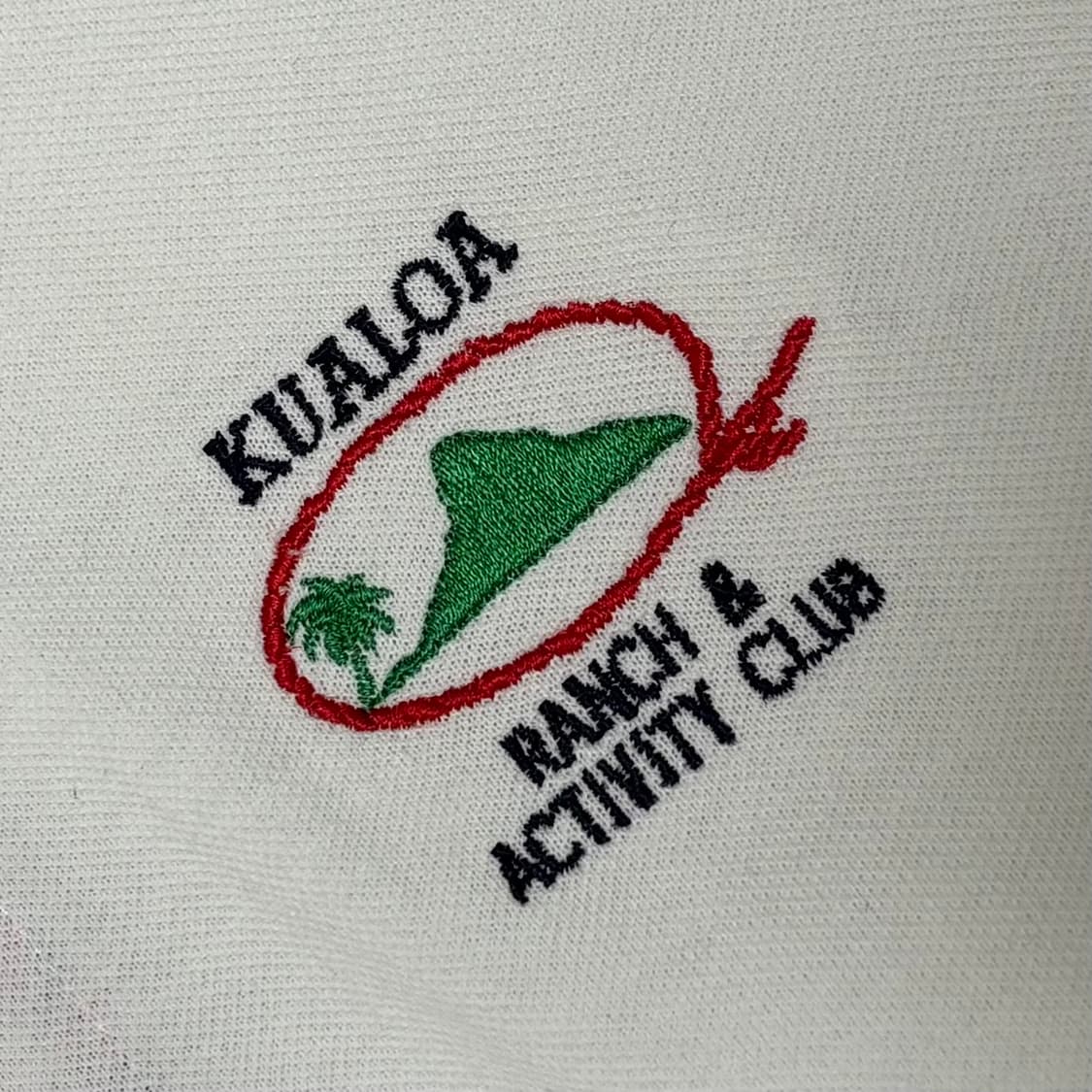 훌라 하와이 쿠알로아 랜치 자수 카라 티셔츠 상품이미지2