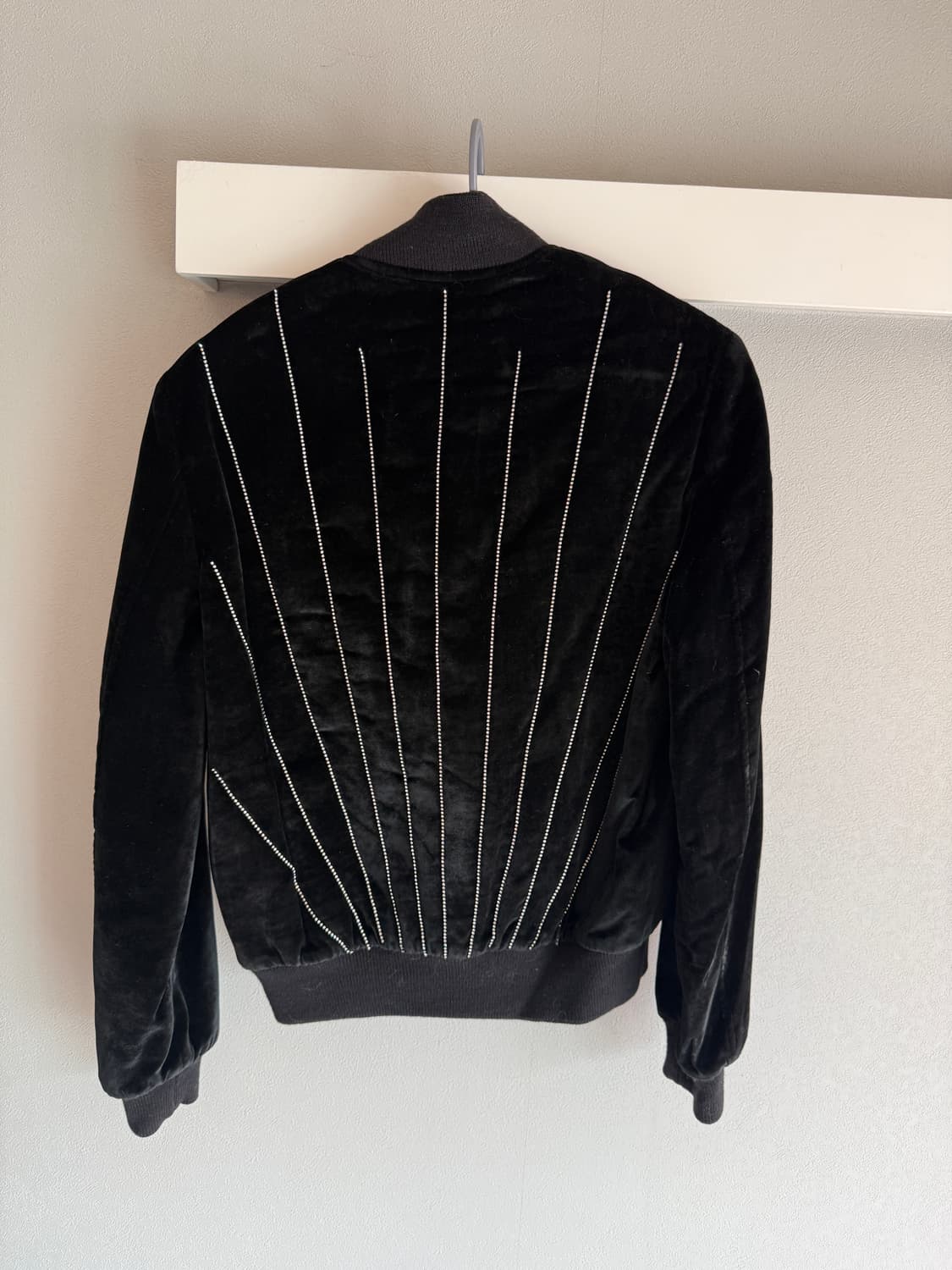 SAINT LAURENT - Velvet Blouson Jacket 상품이미지4