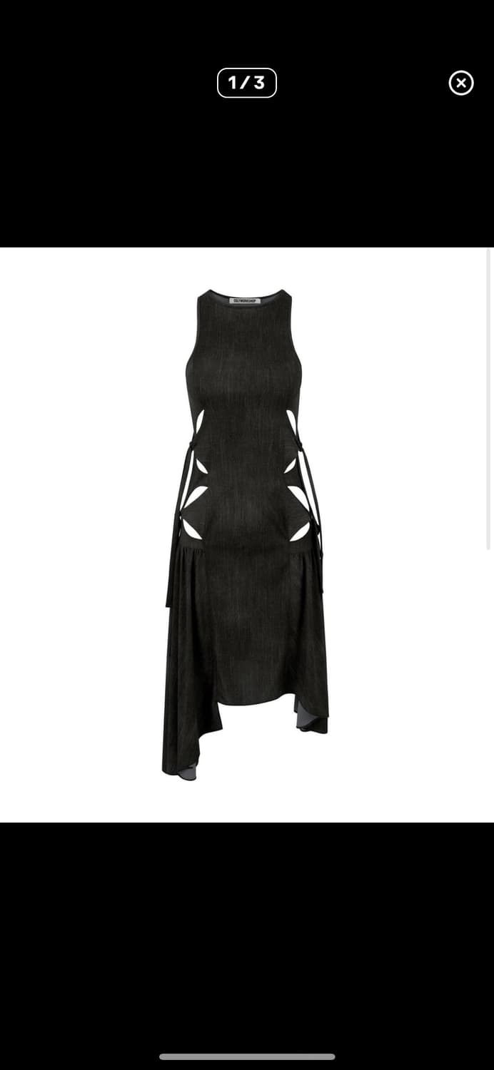 Arum Cutout Dress, Slate 상품이미지1