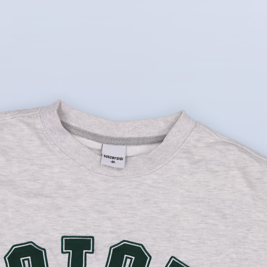 [M] OIOI 멜란지 맨투맨 티셔츠 0119H1 상품이미지3