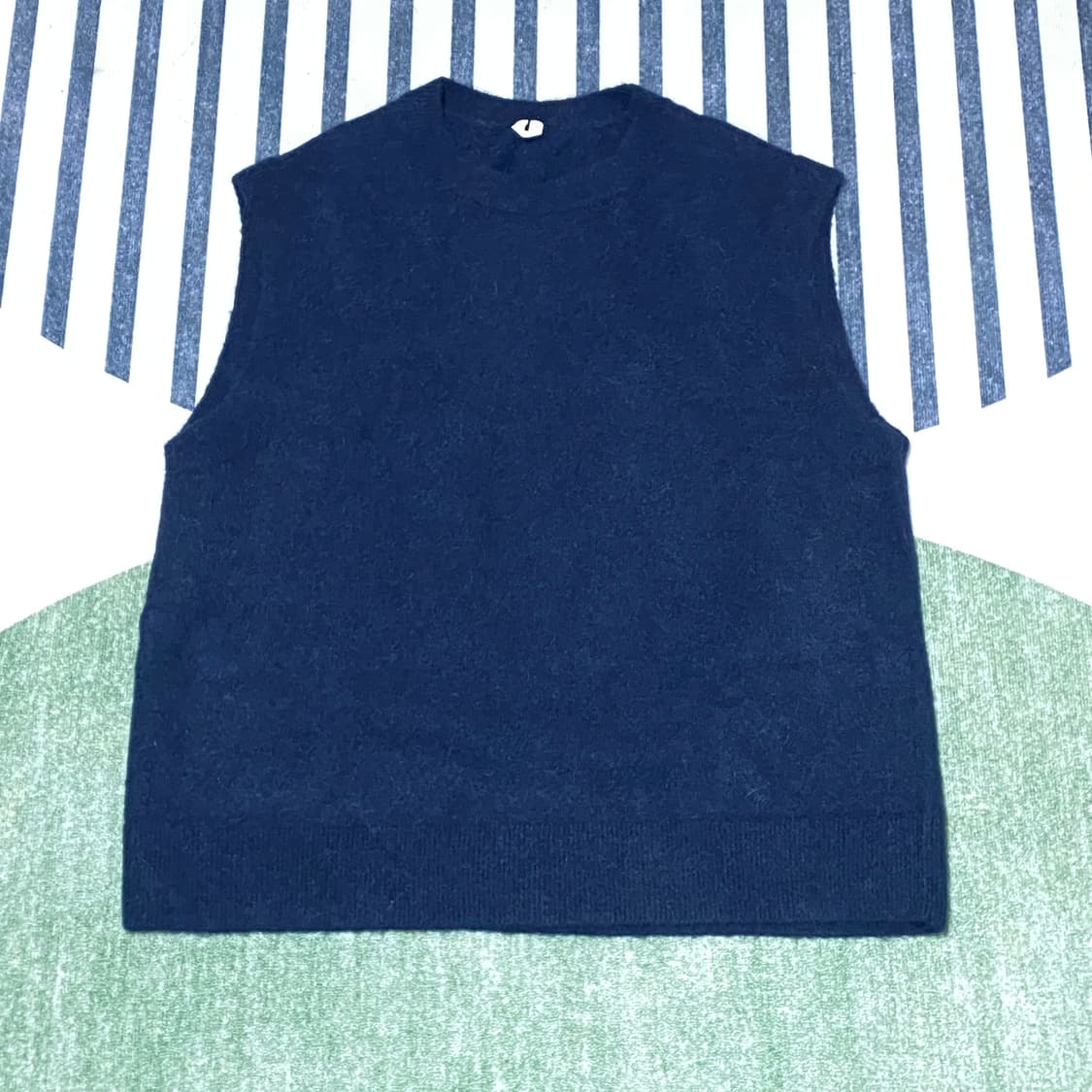 아르켓 니티드 알파카 베스트 모헤어 니트 베스트 상품이미지4