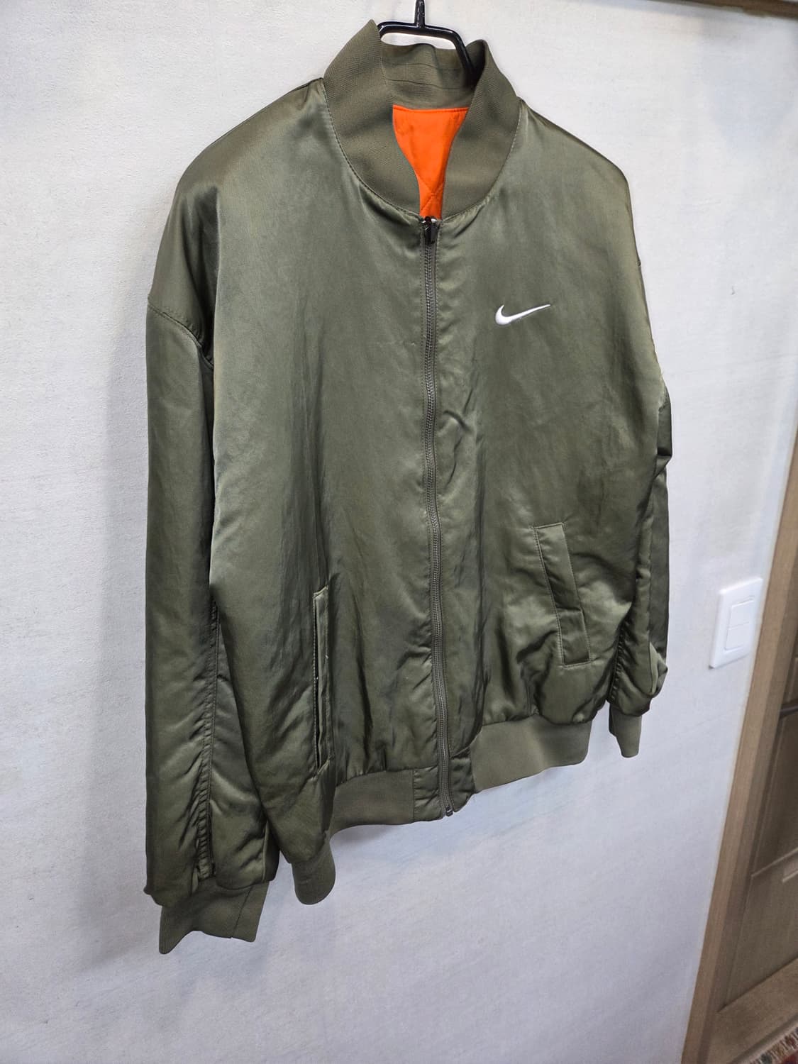 나이키 여성 다이아몬드 퀄팅 빅스우시 리버시블 봄버자켓 s 상품이미지6