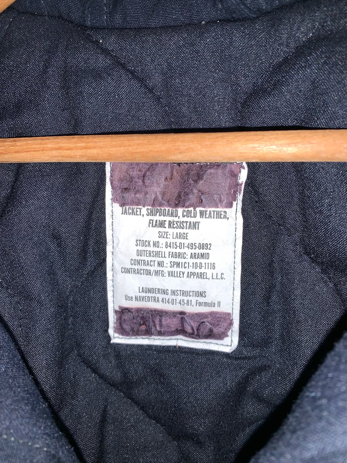 미해군 쉽보드 자켓 덱자켓 L  상품이미지3