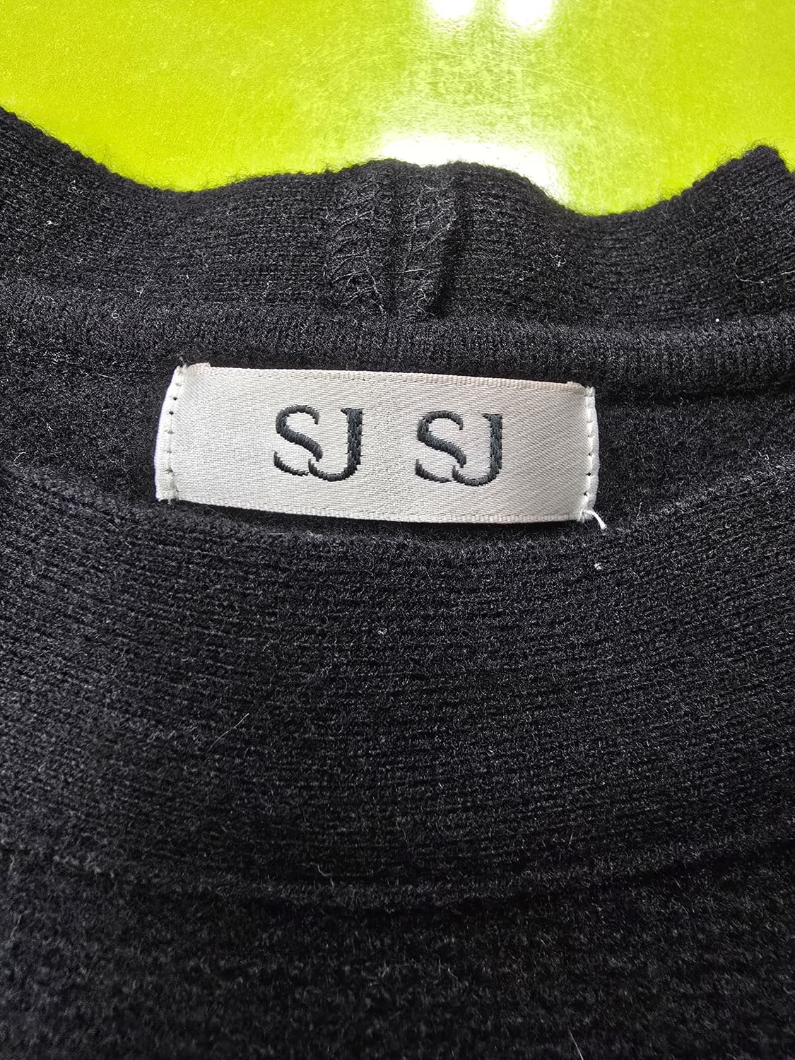 SJSJ 블랙 프릴 포인트 니트 (1214) 상품이미지3