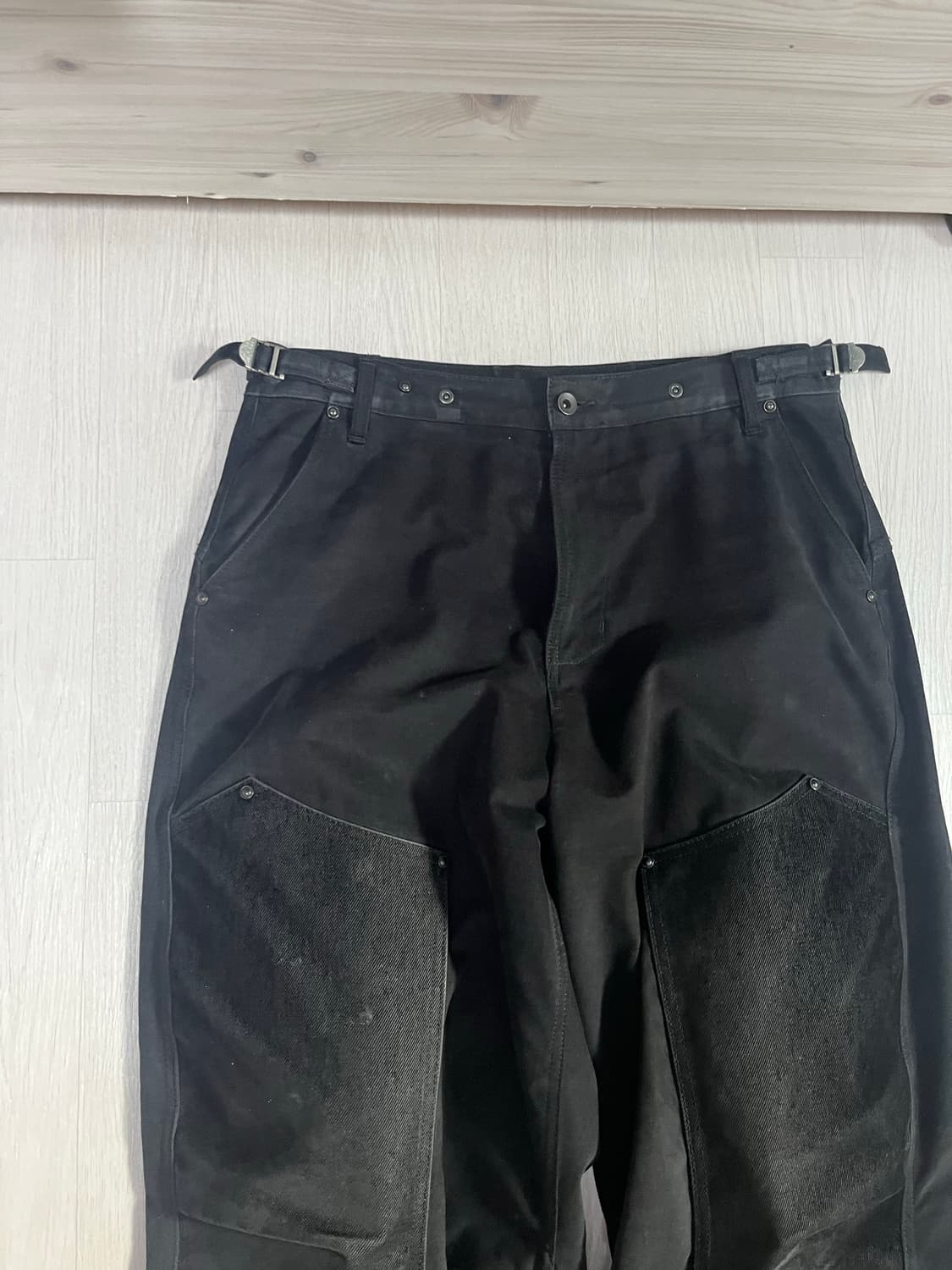 ETCE 벨벳 더블니 팬츠 L사이즈 상품이미지2