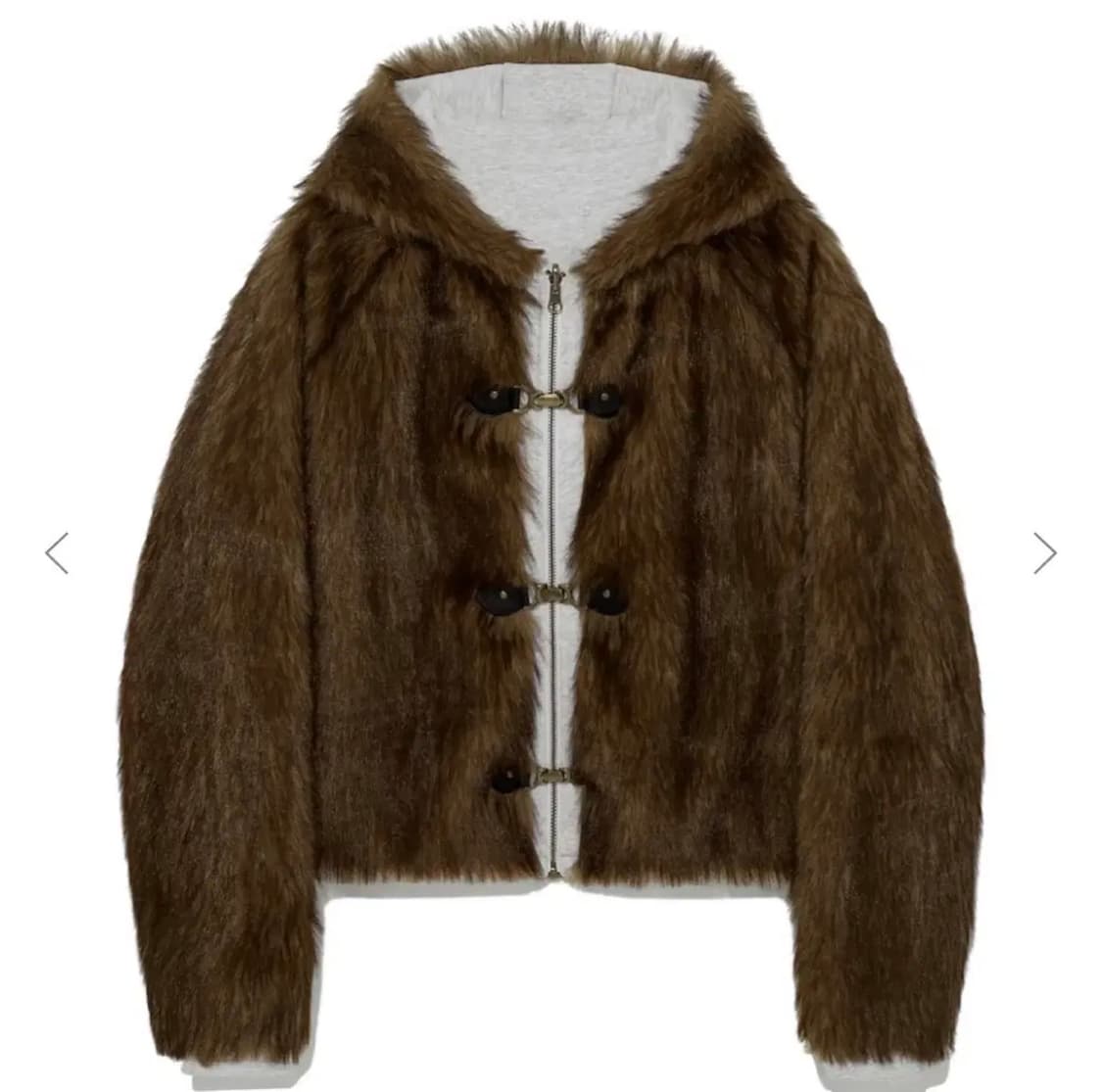 글로니 리버시블 퍼자켓 상품이미지1