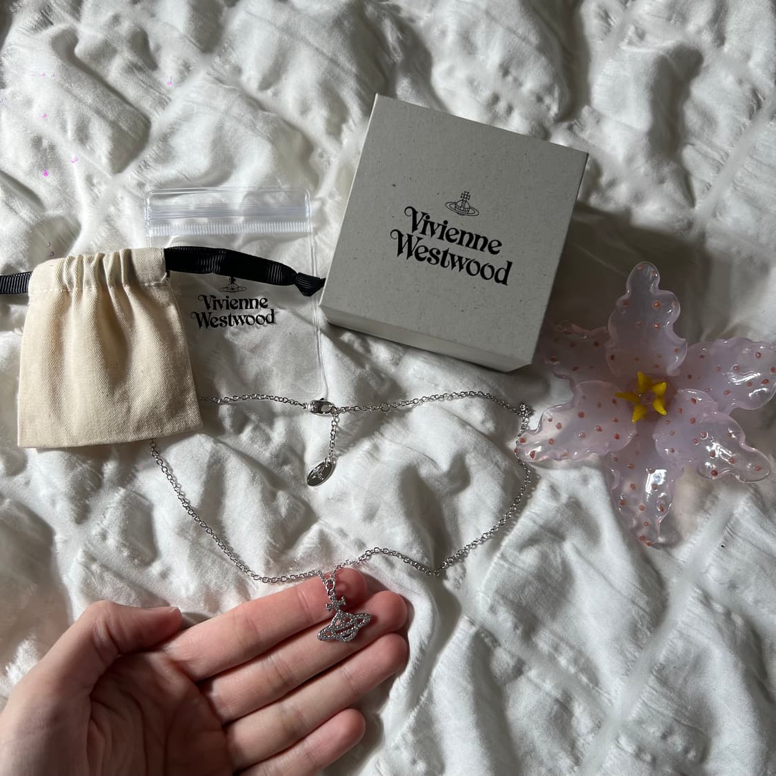 비비안웨스트우드 칼리오페 네크리스 실버 상품이미지7