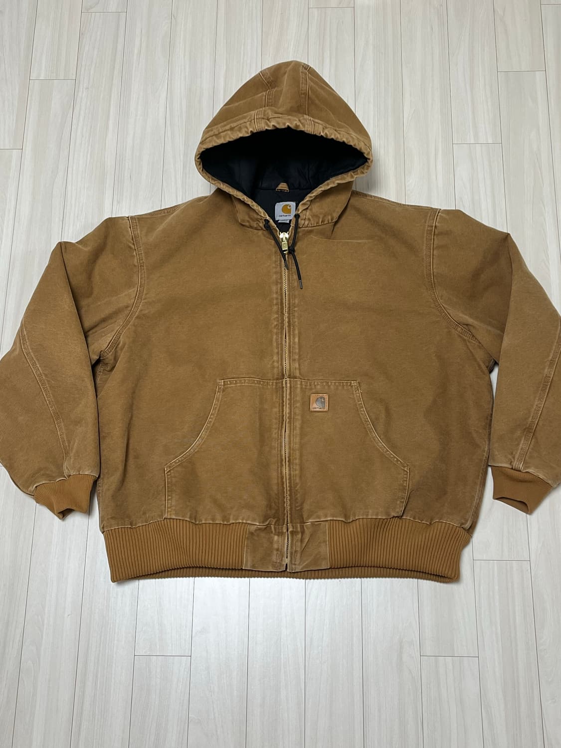 칼하트 J130 샌드스톤 액티브 자켓 브라운 상품이미지2