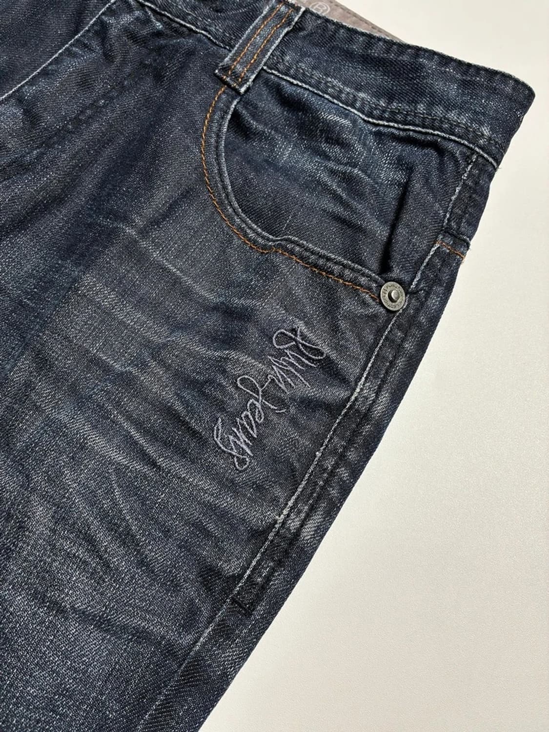 푸부 FUBU Y2K 올드스쿨 빈티지 데님 팬츠 R1226 상품이미지4