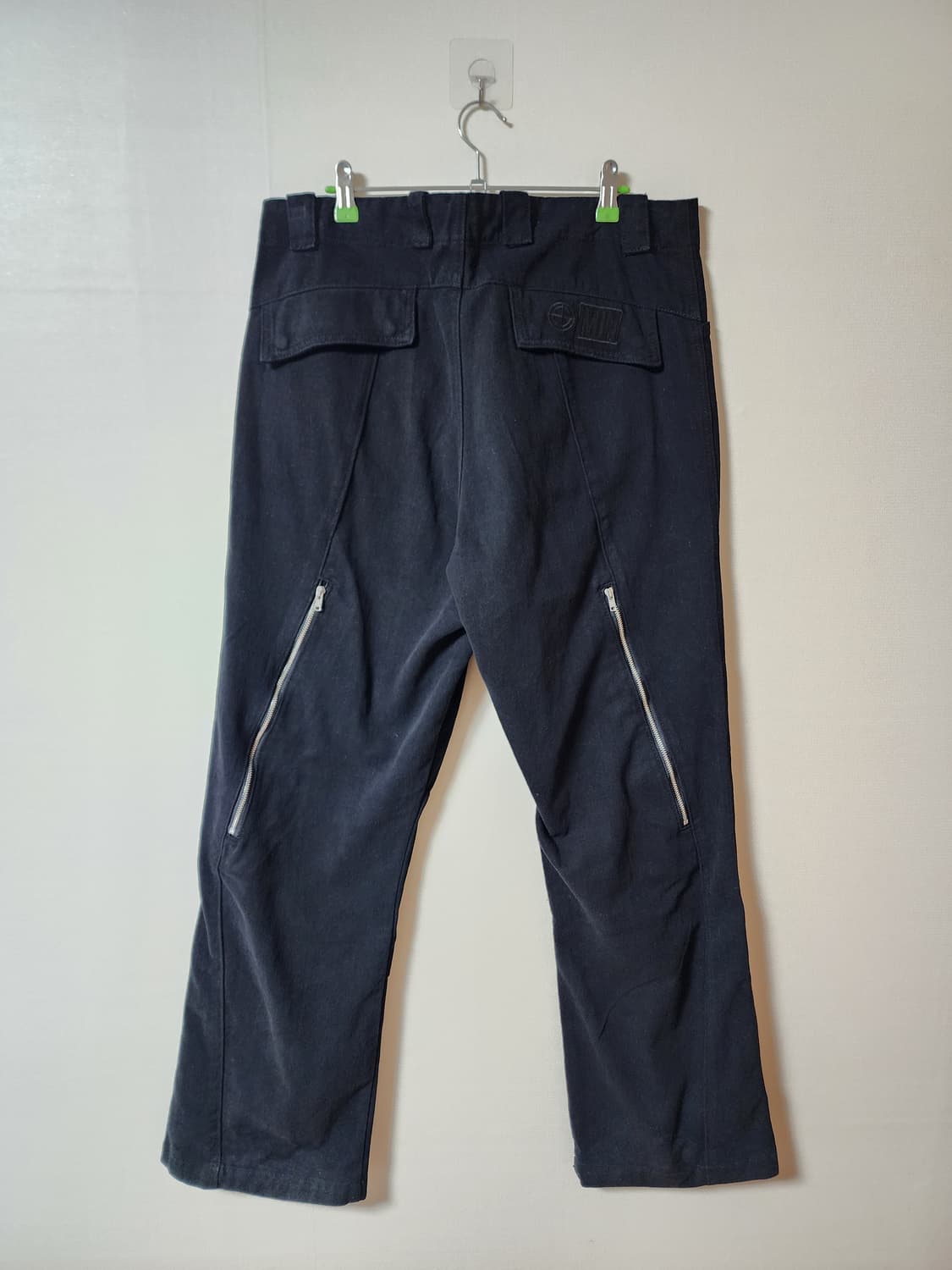 플라스틱 프로덕트 웨이브지퍼팬츠 블랙 L 상품이미지3