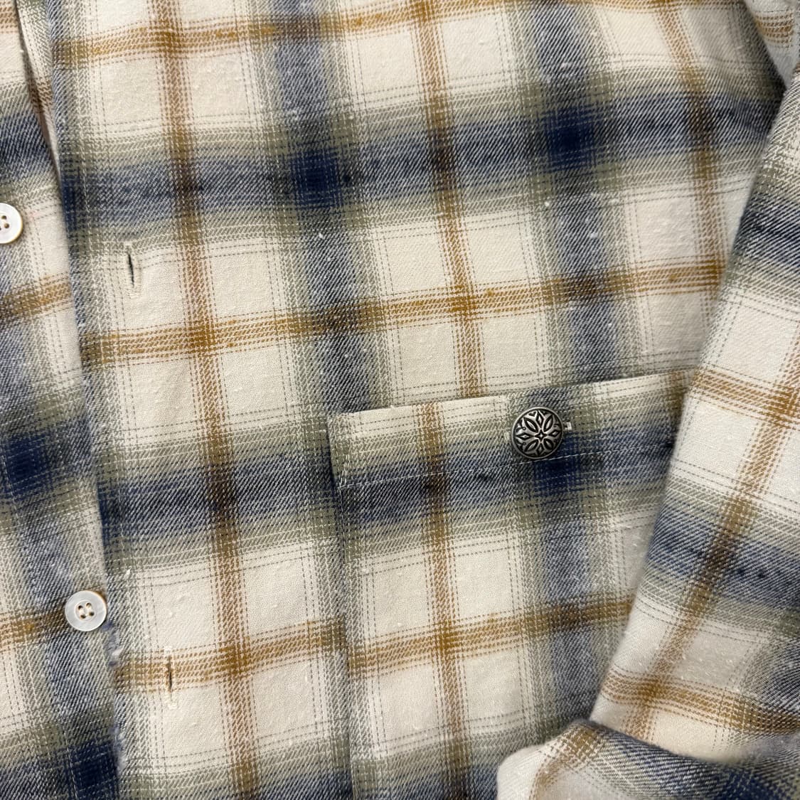 본로우 플란넬 오버셔츠 2사이즈 상품이미지5