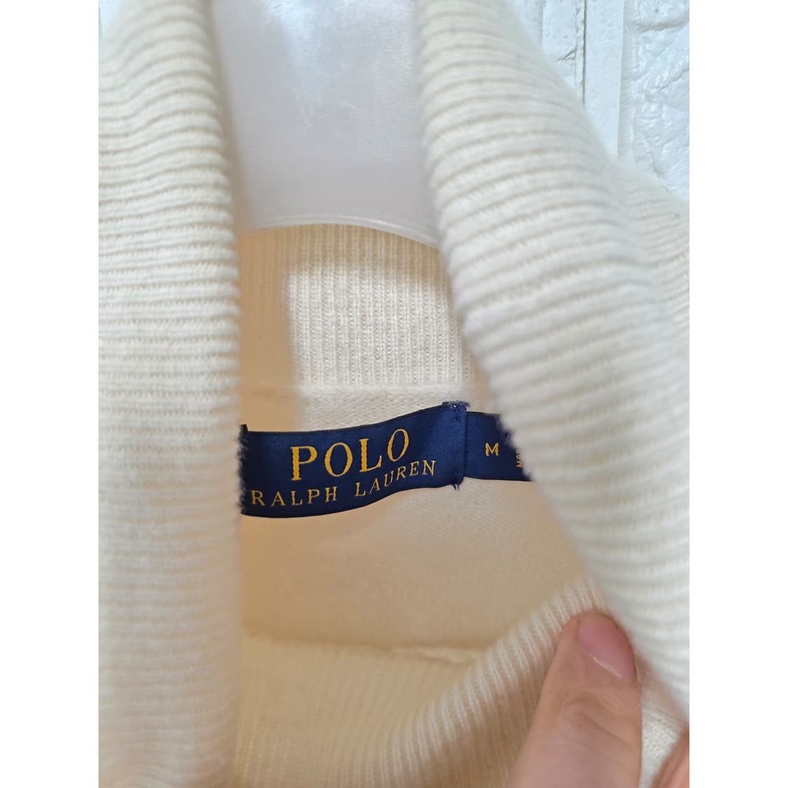 택포) 폴로 랄프로렌 메리노 울 터틀넥 니트 M 상품이미지2