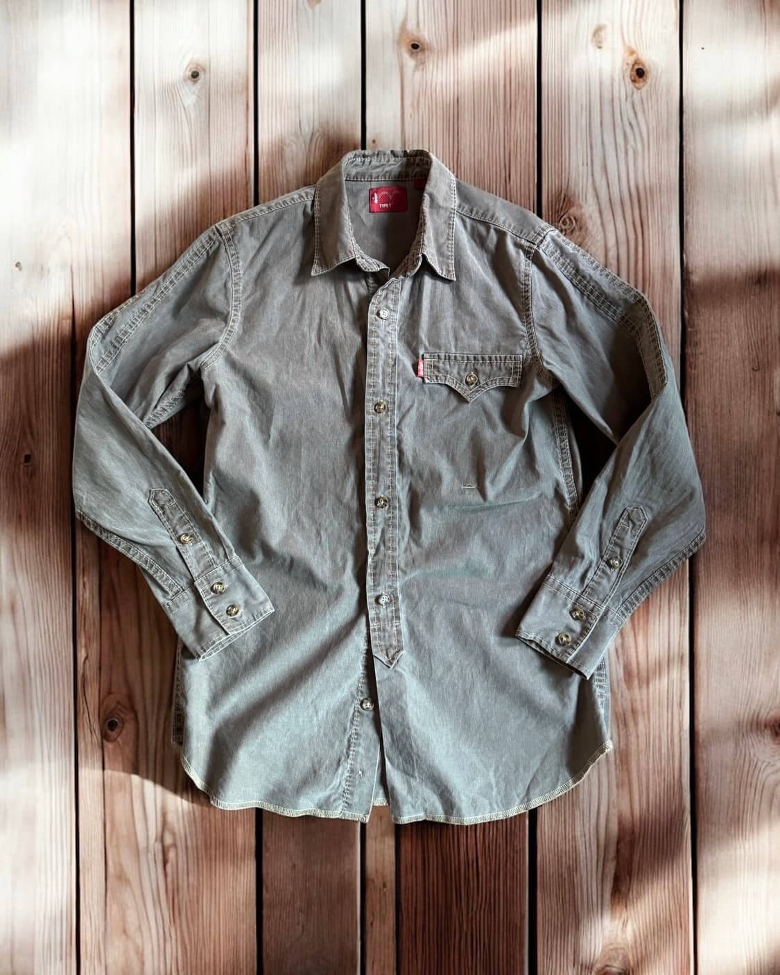 리바이스 타입원 웨스턴 코듀로이 셔츠 상품이미지1