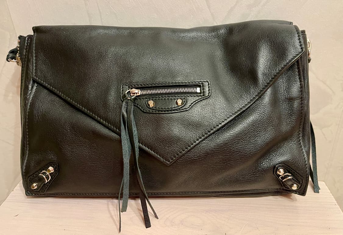 발렌시아가Balenciaga파피에르 엔벨롭 클러치/블랙 상품이미지1