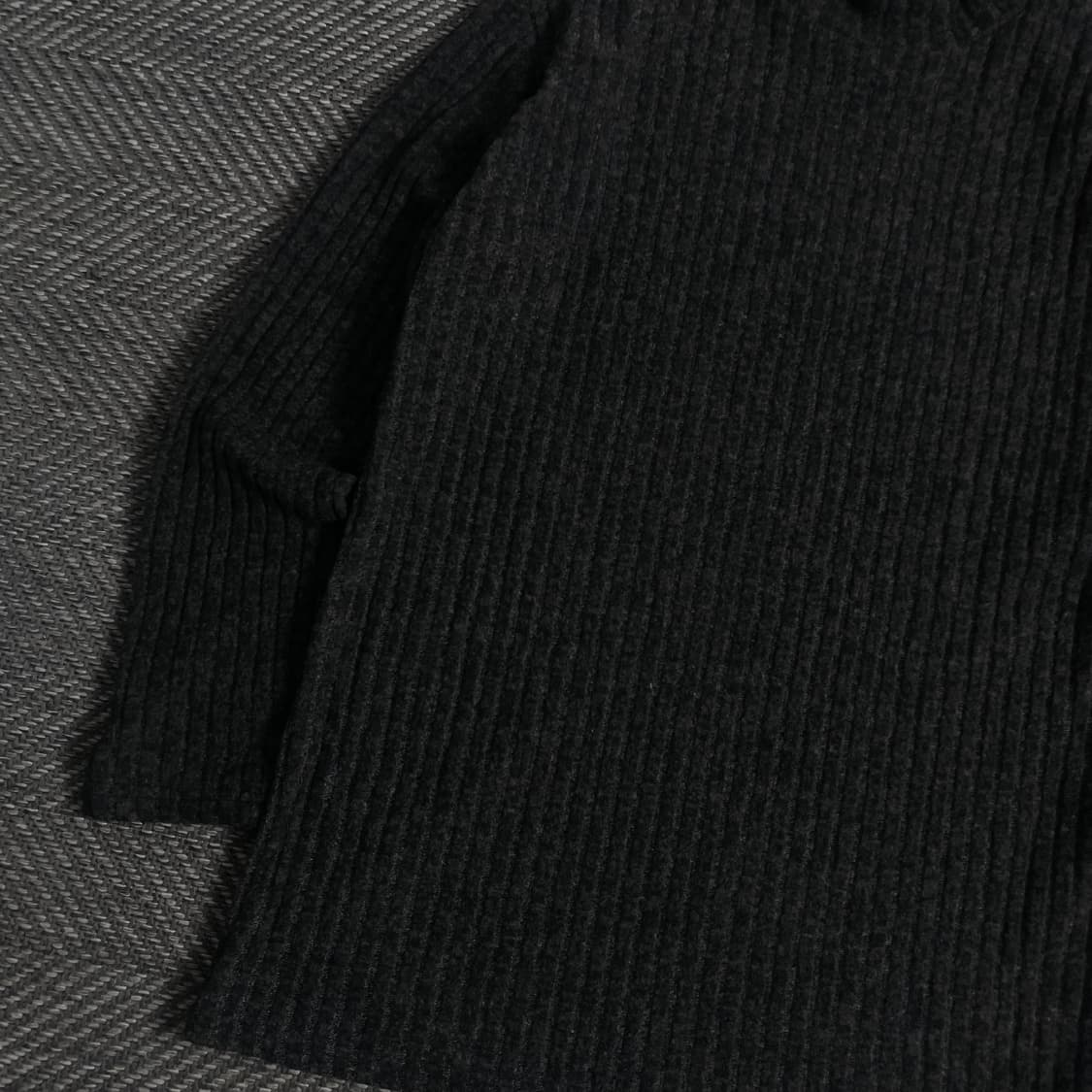 빈티지 골지 니트 챠콜 그레이o 3508 상품이미지3