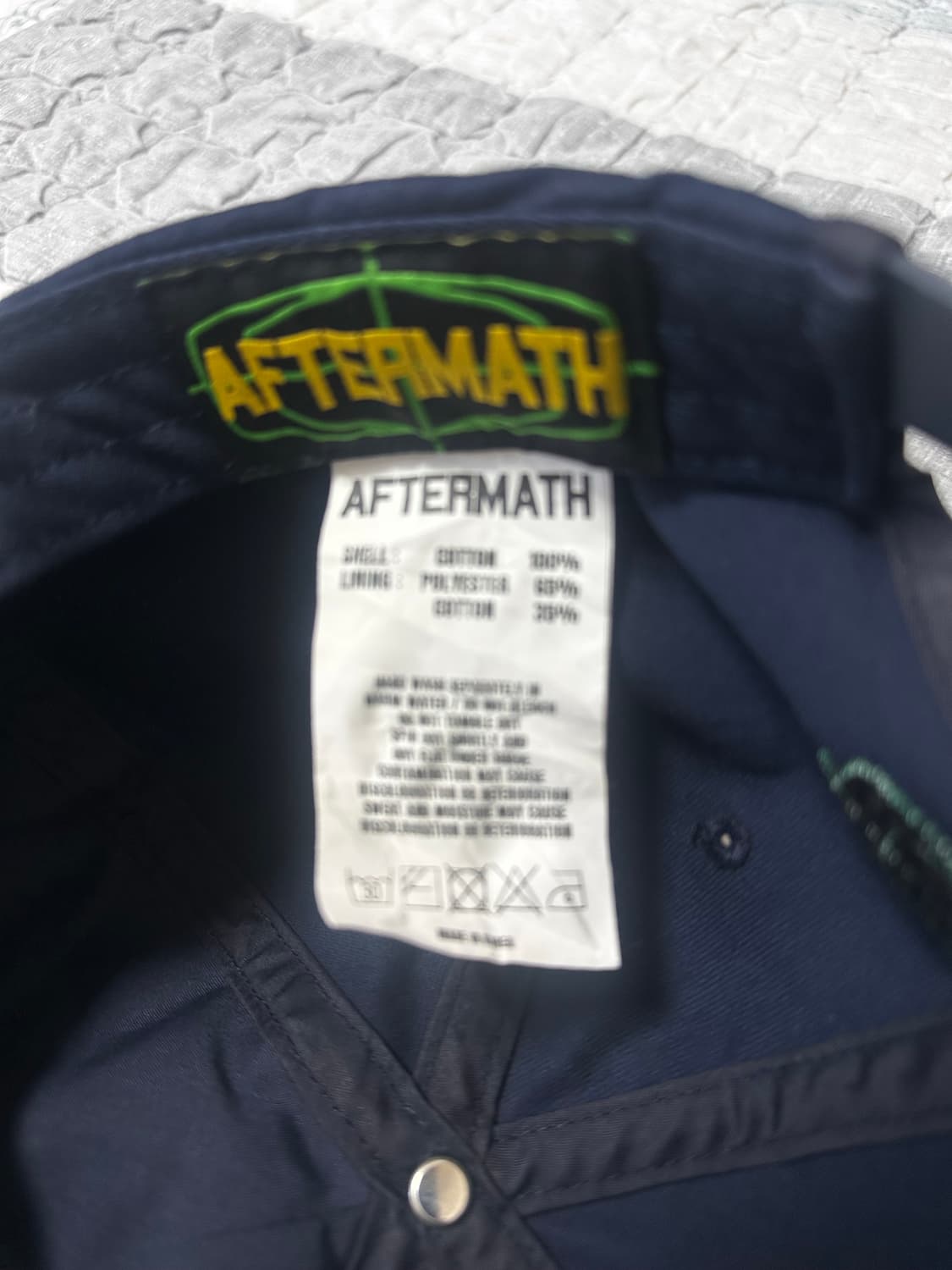 애프터매스 네이비 볼캡 상품이미지3