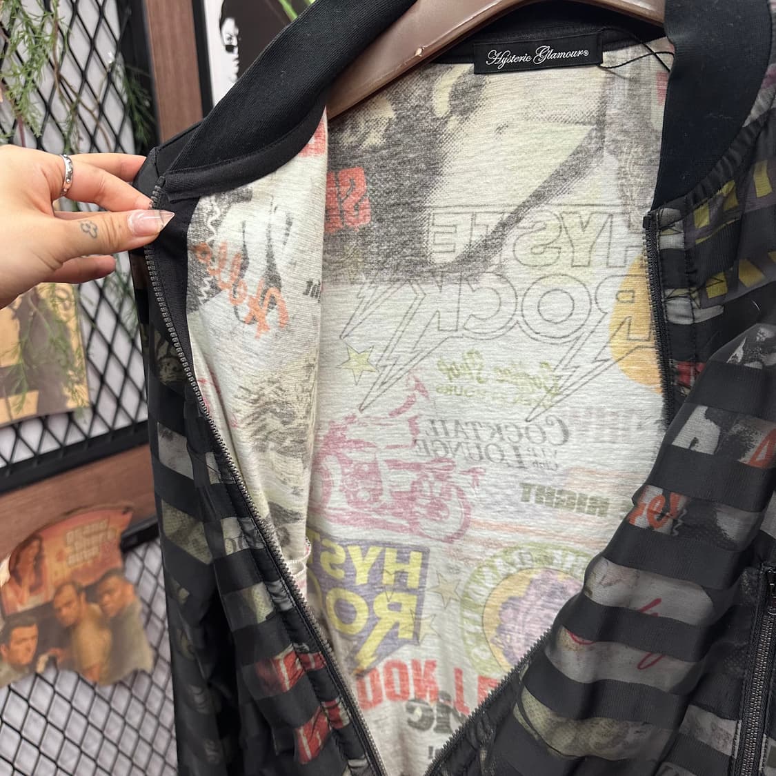 Hysteric Glamour, Striped Blouson Jacket 상품이미지6