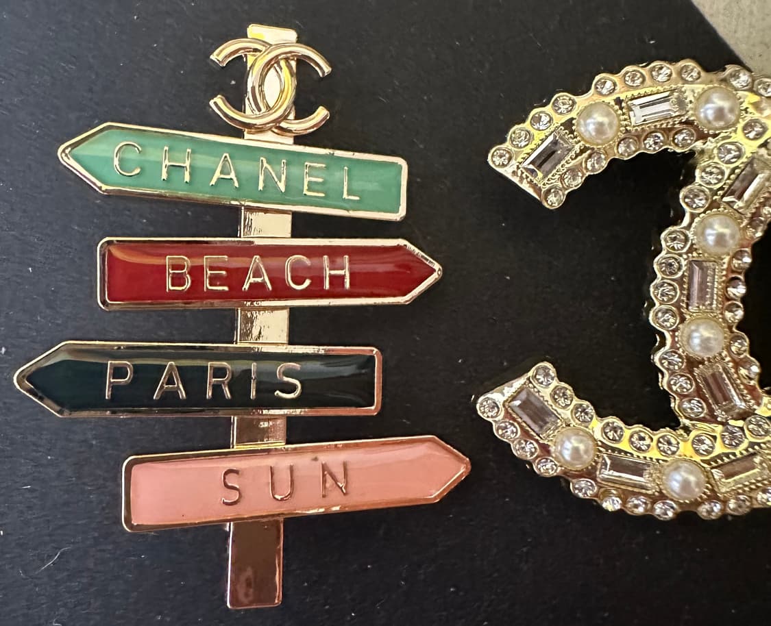 샤넬 브로치 2종 세트 상품이미지2