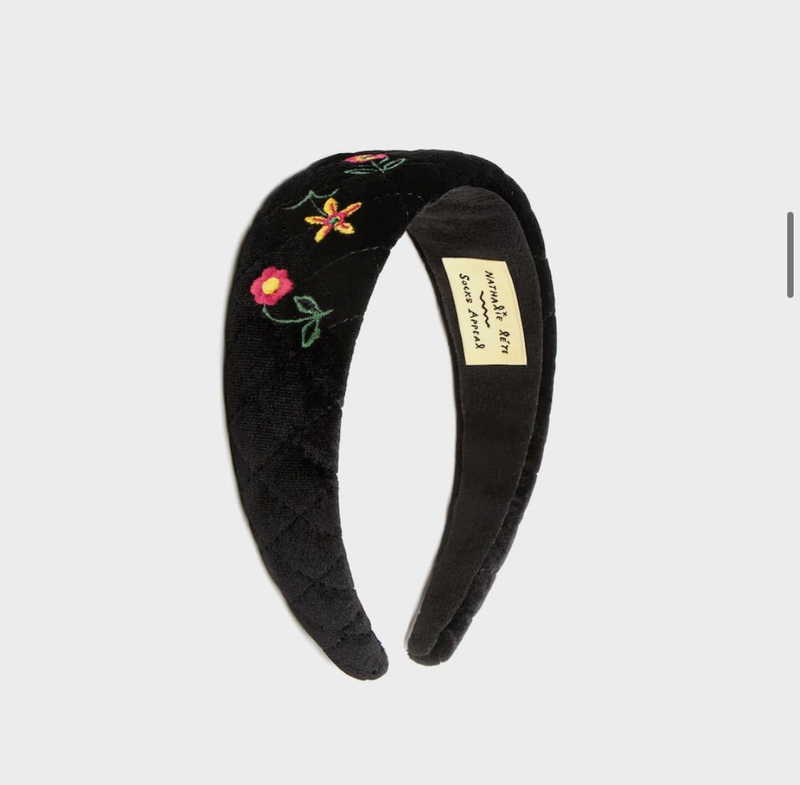 삭스어필 헤어밴드 NAT velvet hair band flower 상품이미지5