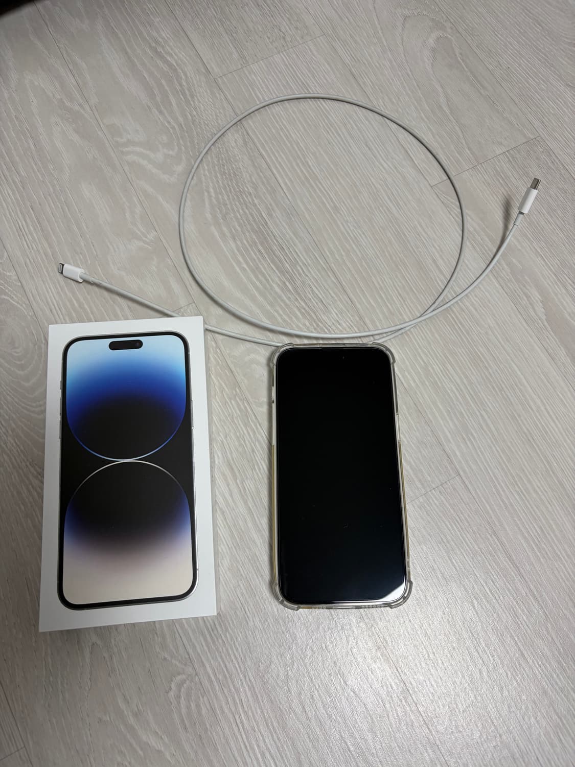 아이폰 14프로 맥스 256GB 화이트 리퍼한 새상품 상품이미지1