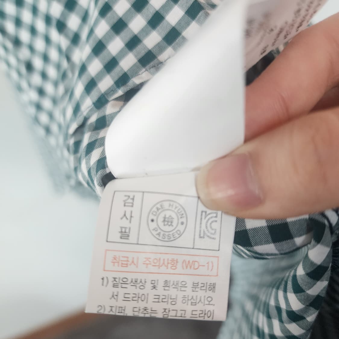 쥬크 체크 셔츠 원피스 상품이미지7