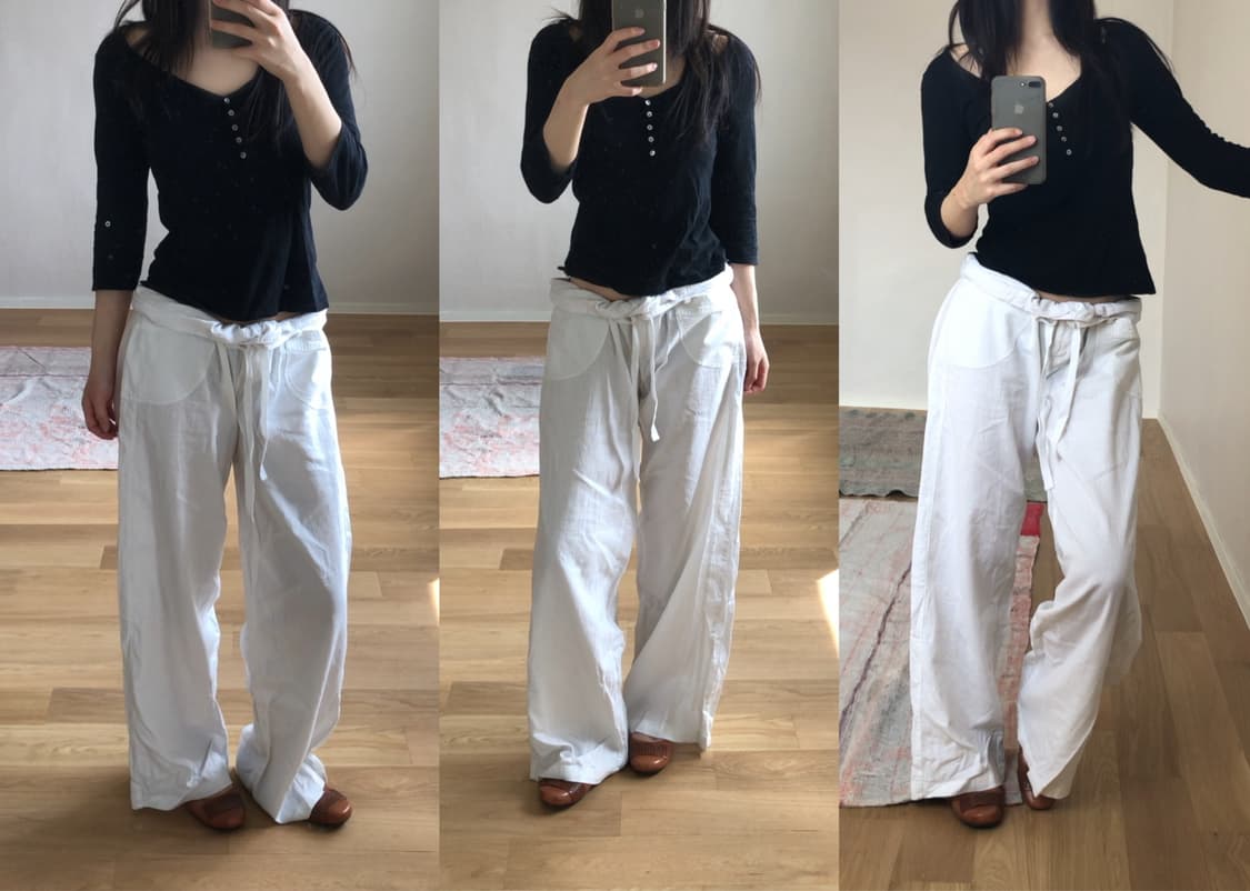 [직수입] 빈티지 리넨 트라우저와 g star 코튼 저지 집업 자켓 상품이미지1