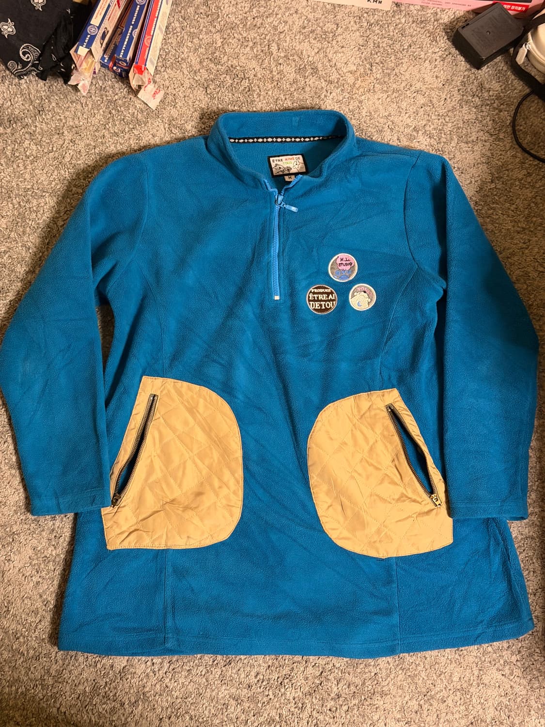 반집업 풀오버 후리스 vintage 상품이미지1