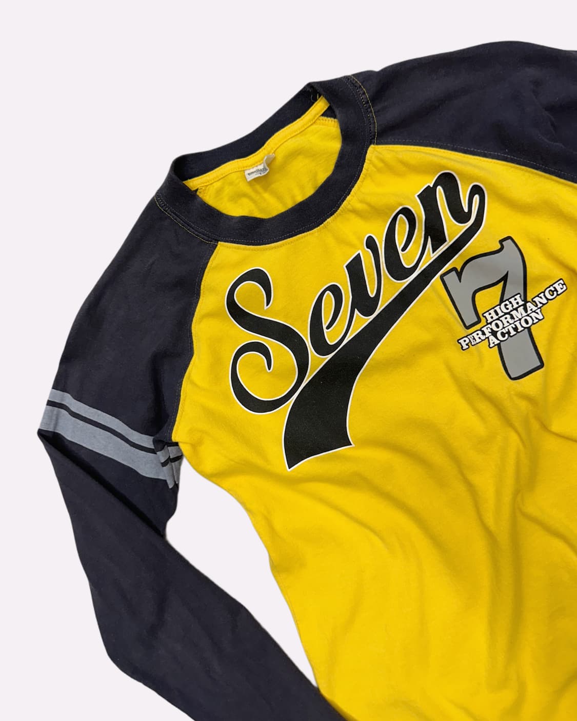 logo yellow raglen t-shirt 상품이미지2