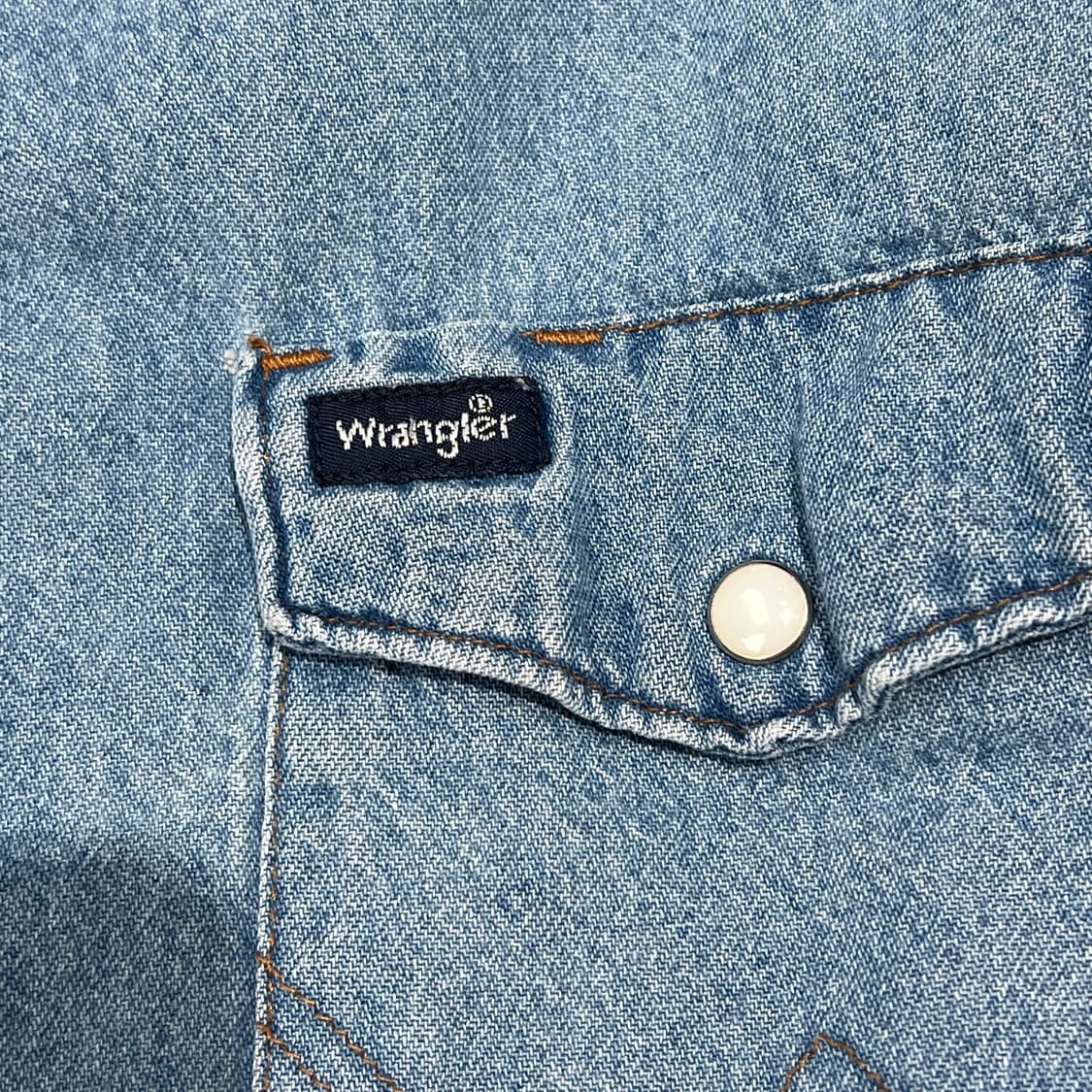 랭글러 워크 데님셔츠 s09114 상품이미지5