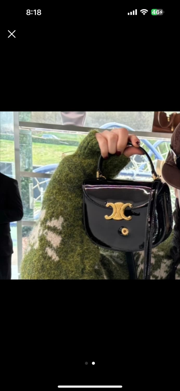 셀린느 미니 클레아 베사체 블랙 상품이미지2