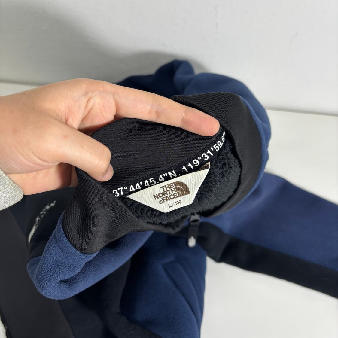 100 L 노스페이스 검곤 나그랑 안감보아털 플리스자켓 상품이미지4