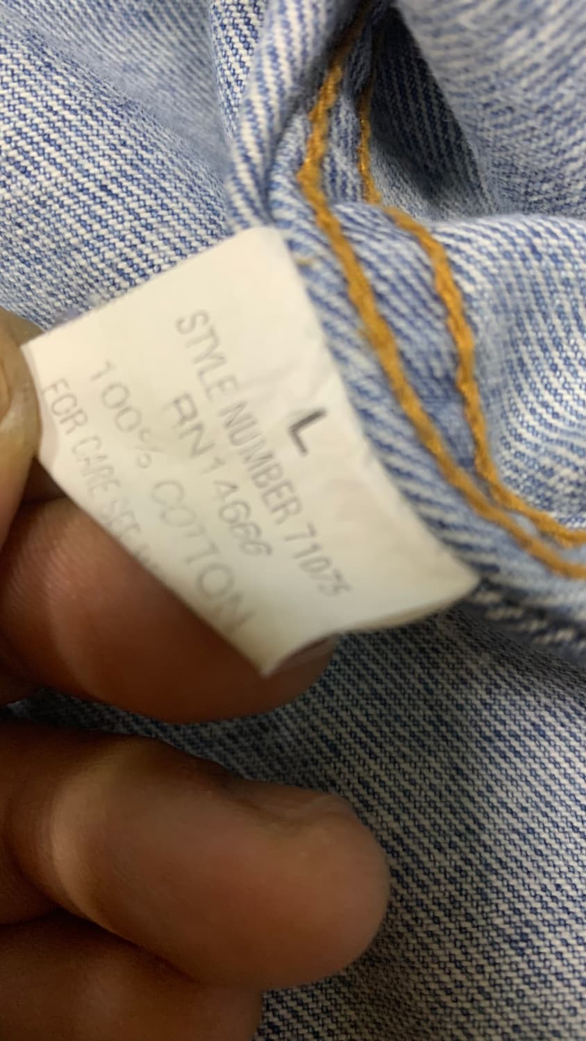 Lee 데님 자켓 빈티지 워싱 L사이즈 상품이미지8