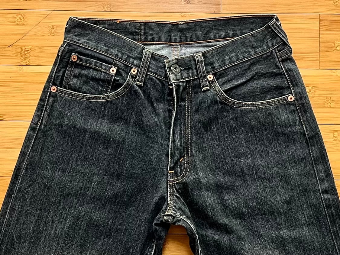 리바이스 503 블랙진 W29 L34 상품이미지3