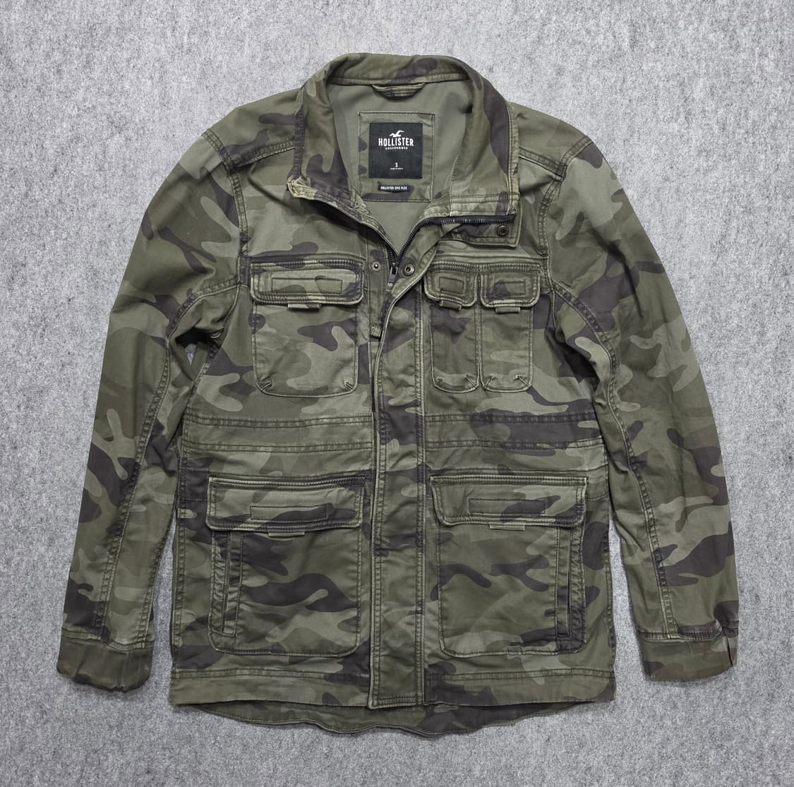 홀리스터 빈티지 카모플라쥬 밀리터리 필드 자켓 S 상품이미지1