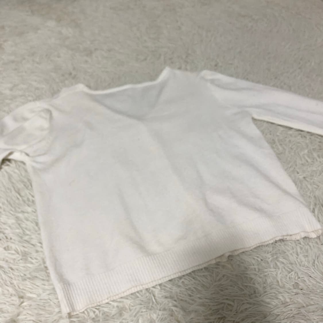 빈티지 화이트 기본 가디건 상품이미지6