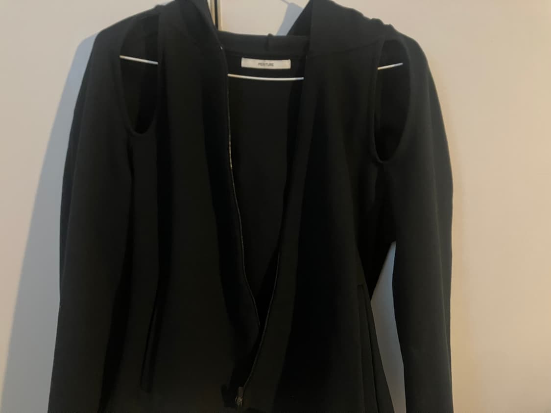 페인츄얼 컷아웃 집업 후디 상품이미지4