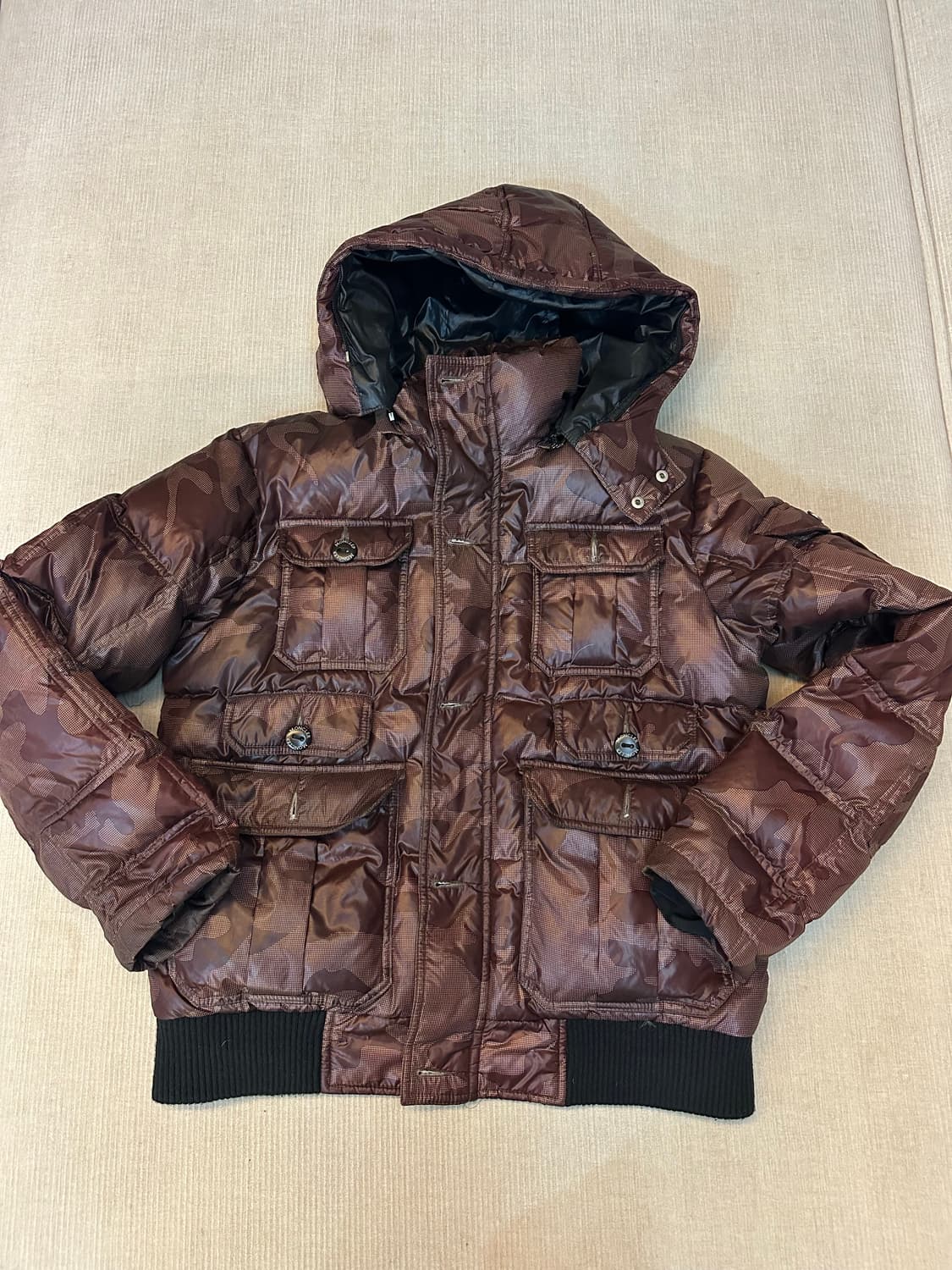 몽클레르 패딩 자켓 (카무플라주 브라운 / M) 상품이미지1